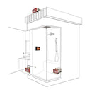ThermaSol 6 KW Pro Series II Advanced Steam Shower Generator With PowerFLush [PROII-84] (SAK86327) - Saksby Wholesale - Diagram View