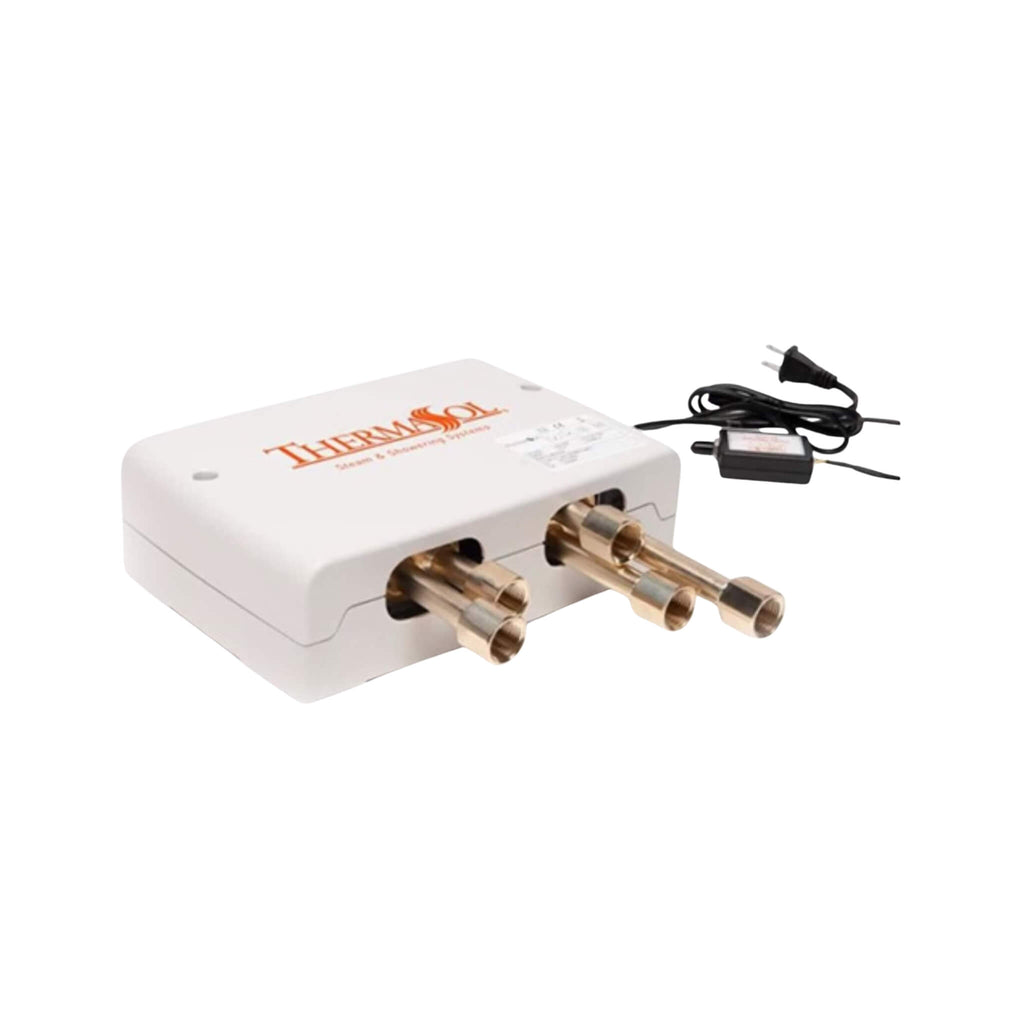 ThermaSol Digital Steam Shower Valve With 3 Output [TDS-3000] (SAK25041) - Saksby Wholesale - Front Right View