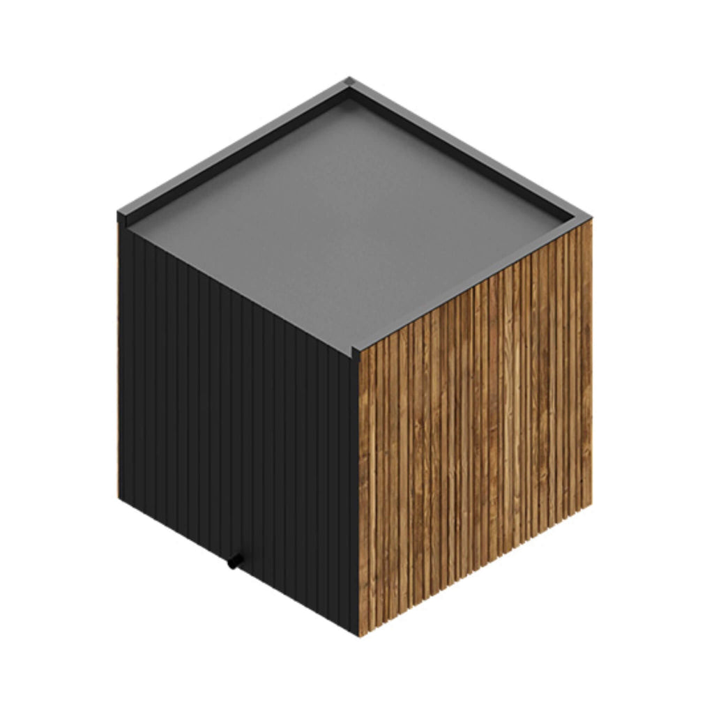 ThermaSol Fortis Fully Assembled 4 Person Outdoor Sauna Cabin [14-FORTIS] (SAK35896) - Saksby Wholesale - Cube View
