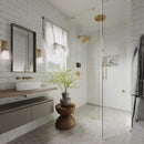 ThermaSol SignaTouch Flushmount 5-Inch Digital Shower Steam Control Package With Serenity 10 [TWPSR-PN] (SAK84375) - Saksby Wholesale  - Shower Room View