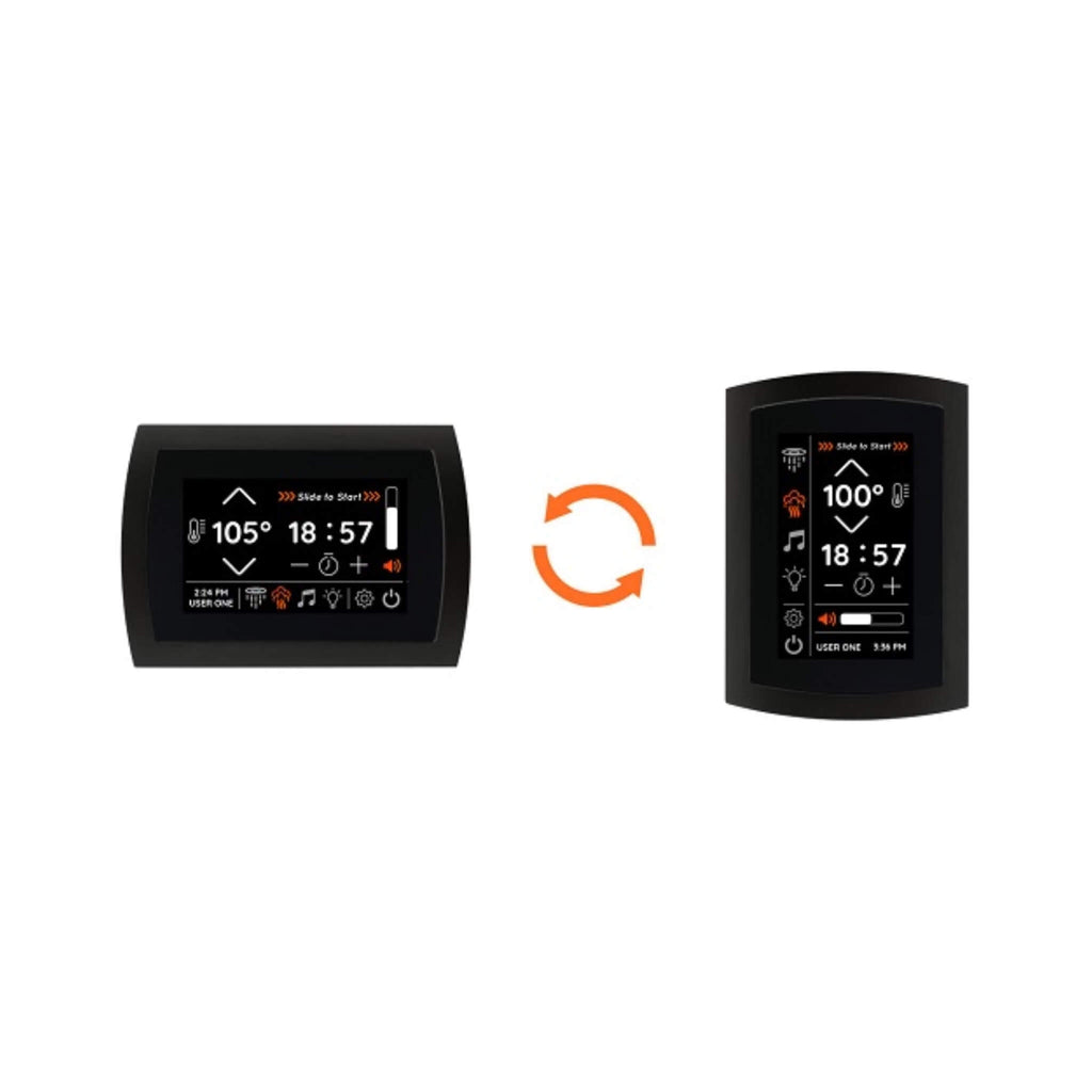 ThermaSol SignaTouch Flushmount 5-Inch Digital Shower Steam Control Package With Serenity 10 [TWPSR-PN] (SAK84375) - Saksby Wholesale  - Digital Control View