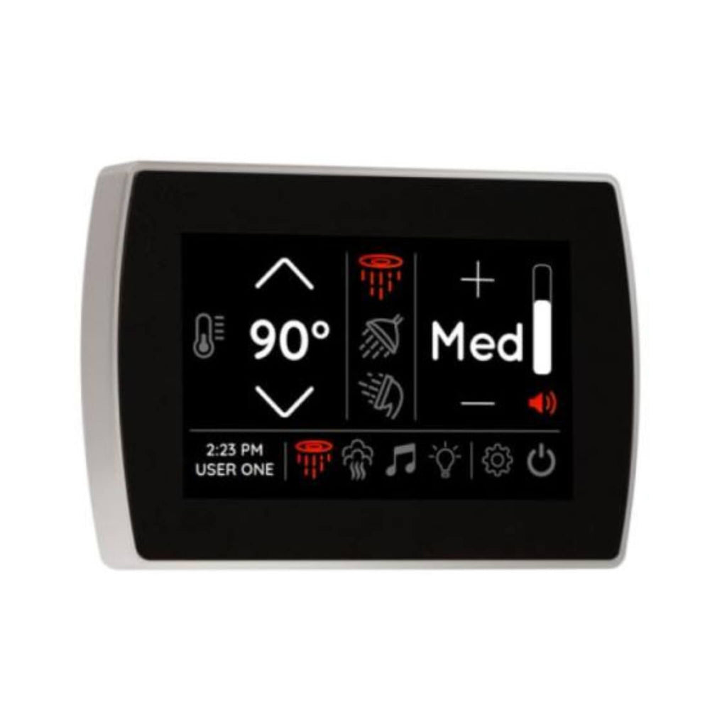 ThermaSol SignaTouch Flushmount 5-Inch Digital Shower Steam Control Package With Serenity 10 [TWPSR-PN] (SAK84375) - Saksby Wholesale  - Temperature View