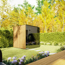 ThermaSol Spectra 4 Person Fully Assembled Outdoor Sauna Cabin [14-SPECTRA] (SAK46921) - Saksby Wholesale - Garden View