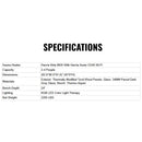 ThermaSol Spectra 4-Person Fully-Assembled Outdoor Sauna Cabin [Made-To-Order] [14-SPECTRA] (SAK46921)  - Saksby Wholesale -  Specifications View