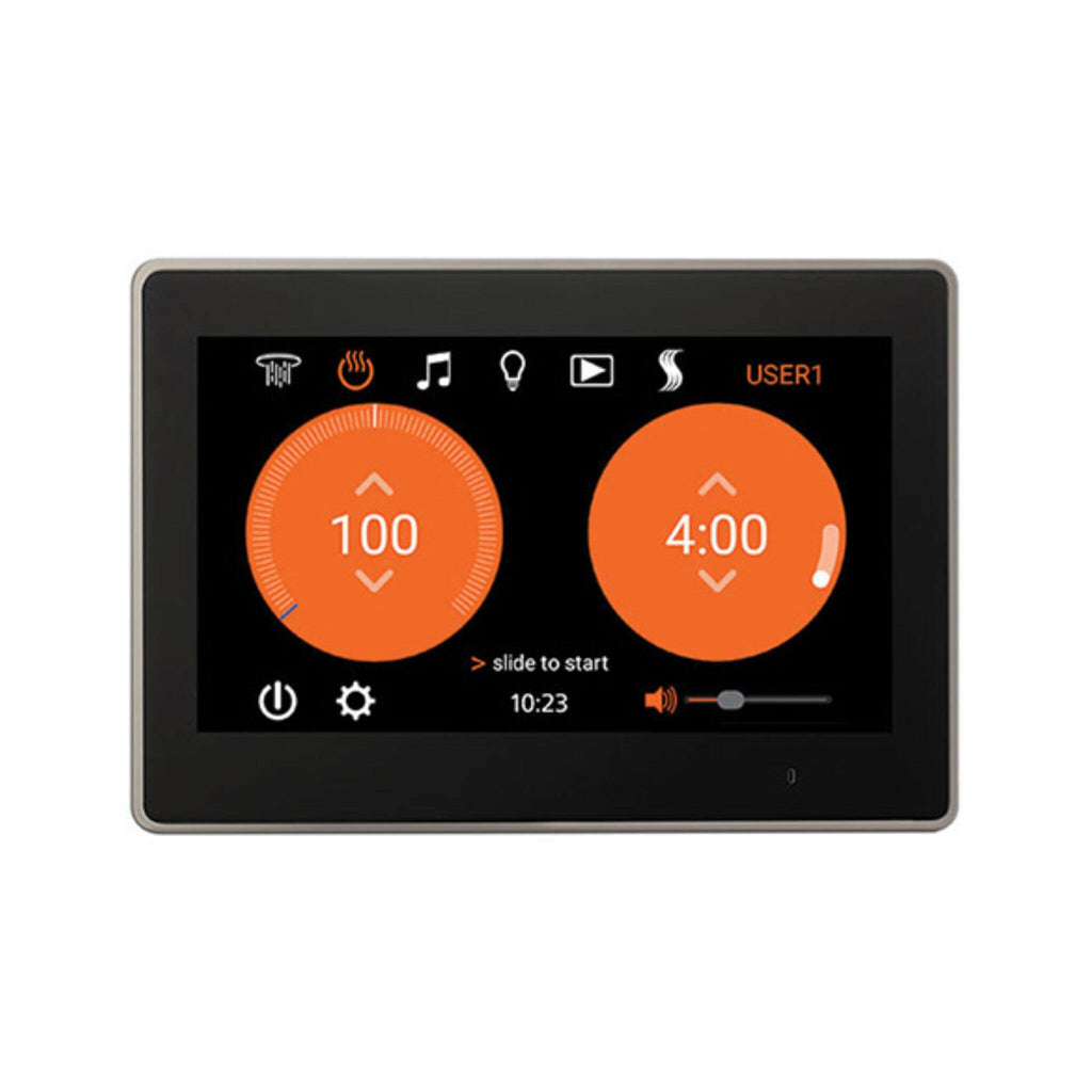 ThermaSol ThermaTouch 10" Polished Nickel Square Steam Shower Control [TT10-SVSQ-PN] (SAK83420) - Saksby Wholesale - Time View