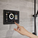 ThermaSol ThermaTouch 10" Polished Nickel Square Steam Shower Control [TT10-SVSQ-PN] (SAK83420) - Saksby Wholesale - Touchscreen View