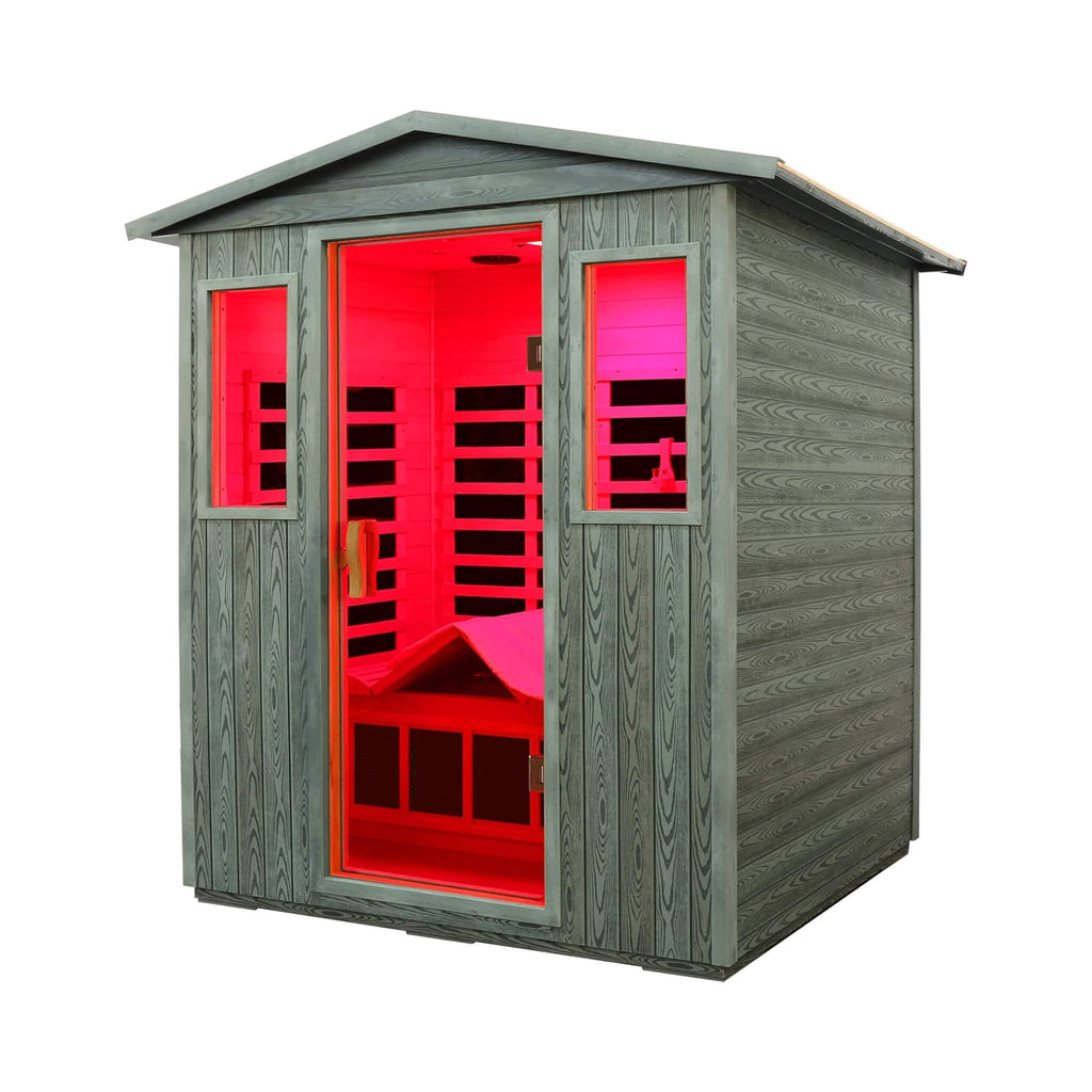 Thermora 3-Person Full-Spectrum Low EMF Carbonized Composite Infrared Sauna Room With Bluetooth Speakers (SAK85120)