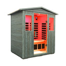 Thermora 3-Person Full-Spectrum Low EMF Carbonized Composite Infrared Sauna Room With Bluetooth Speakers (SAK85120)