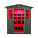 Thermora 3-Person Full-Spectrum Low EMF Carbonized Composite Infrared Sauna Room With Bluetooth Speakers (SAK85120)