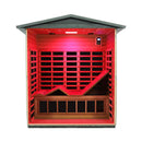 Thermora 3-Person Full-Spectrum Low EMF Carbonized Composite Infrared Sauna Room With Bluetooth Speakers (SAK85120)