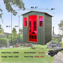 Thermora 3-Person Full-Spectrum Low EMF Carbonized Composite Infrared Sauna Room With Bluetooth Speakers (SAK85120)