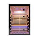 Thermora Luxury 2-Person Canadian Hemlock Wood Far Infrared Home Sauna (SAK56874) - Saksby Wholesale - Front View
