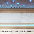 Thermora Luxury 2-Person Canadian Hemlock Wood Far Infrared Home Sauna (SAK56874) - Saksby Wholesale - Inside Design View