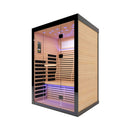Thermora Luxury 2-Person Canadian Hemlock Wood Far Infrared Home Sauna (SAK56874) - Saksby Wholesale - Side View
