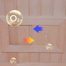 Thermora Premium 2-Person 3KW Hemlock Wood Sauna With LED Wall Light (SAK28471) - Saksby Wholesale - Details