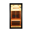 Thermora Single-Person Ameican White Oak Infrared Sauna Cabin (SAK57926) - Saksby Wholesale - Front VIew