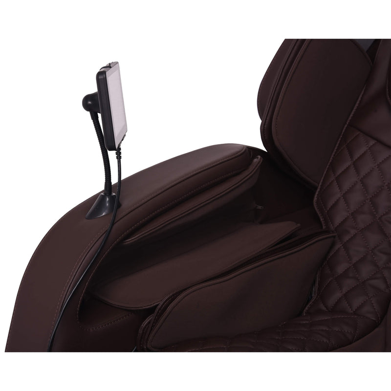 Titan 4D Advent Zero Gravity Massage Chair With Voice Control Brown SAK58762 Saksby - LCD Screen Close Up