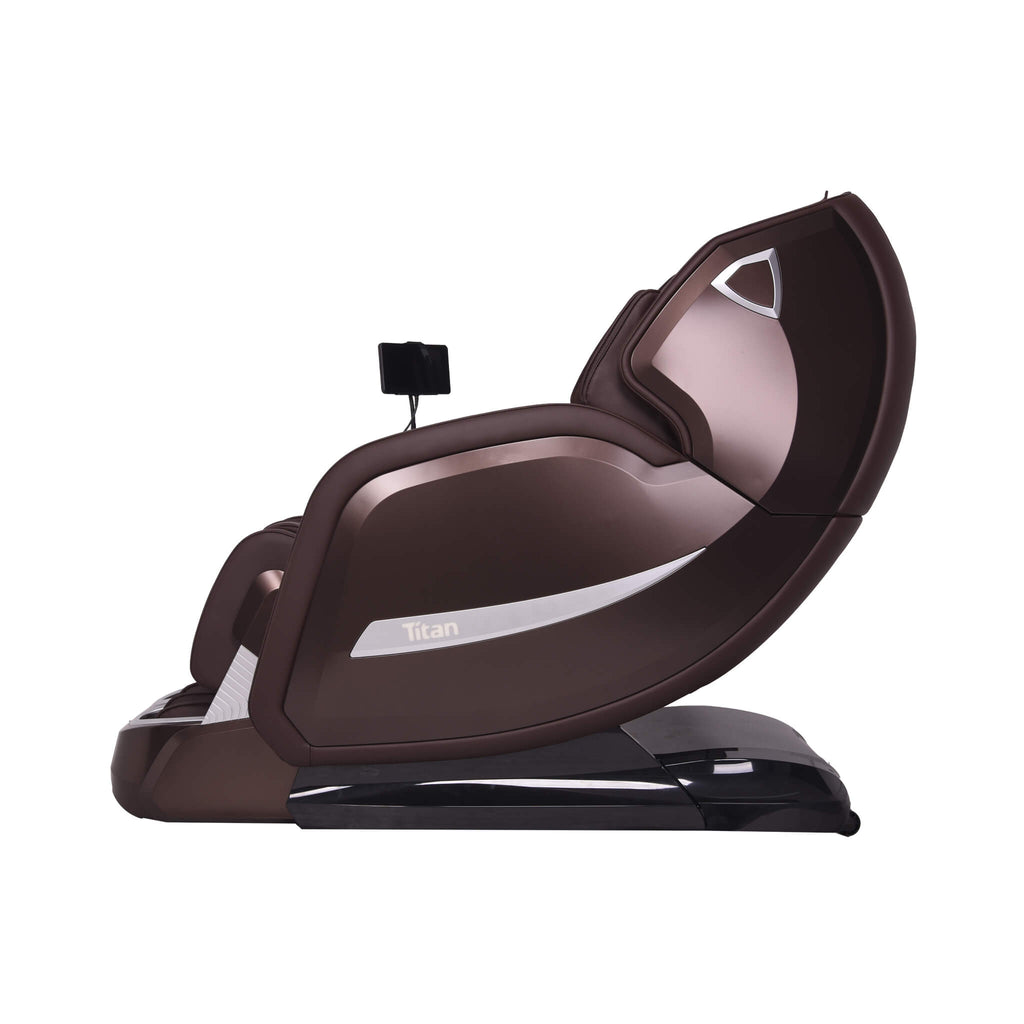 Titan 4D Advent Zero Gravity Massage Chair With Voice Control Brown SAK58762 Saksby - Left Side View
