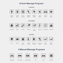 Here is the text in title case with dashes replaced by spaces and the typo “traupe” corrected to “taupe”:

Titan 4D Advent Zero Gravity Massage Chair With Voice Control Taupe SAK58762 - Programs
