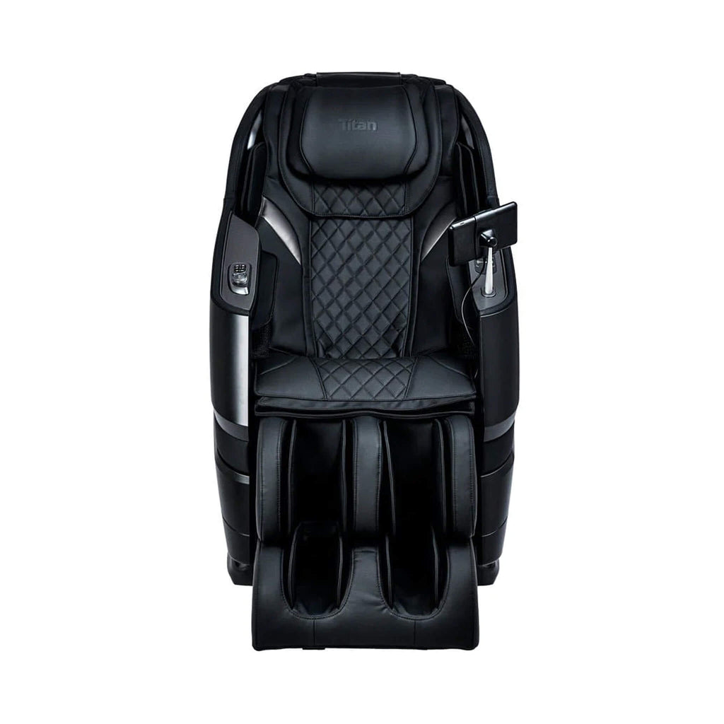 Titan TP Epic 4D Zero Gravity Massage Chair With Bluetooth Speakers Black SAK37241 Saksby - Front View