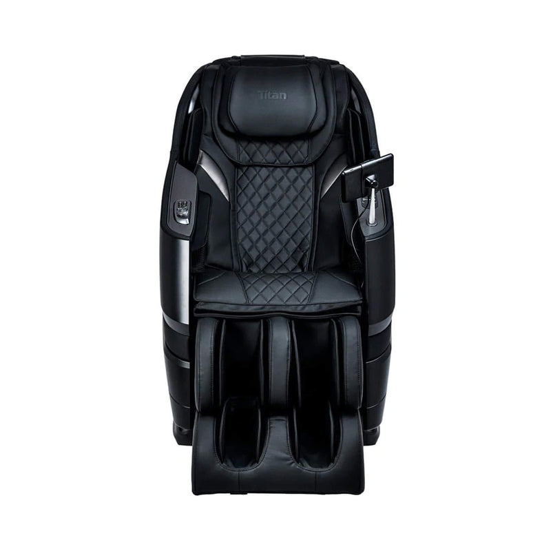 Titan TP Epic 4D Zero Gravity Massage Chair With Bluetooth Speakers Black SAK37241 Saksby - Front View