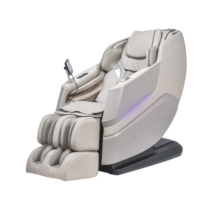 Titan TP Epic 4D Zero Gravity Massage Chair With Bluetooth Speakers Taupe SAK37241 Saksby - Front Left View