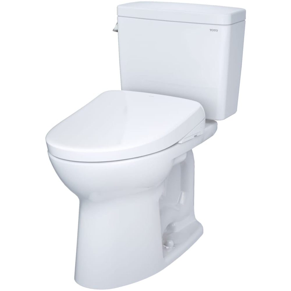 [MW7764726CSFG#01] TOTO Drake 1.6 GPF Elongated Chair Height Toilet With Washlet S7 Heated Bidet Seat And Night Light (SAK56817)