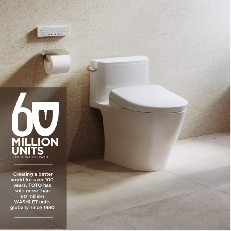 [SW4724] TOTO S7 Washlet Elongated Bidet Toilet Seat With EWater & Manual Classic/Contemporary Lid (SAK01836)