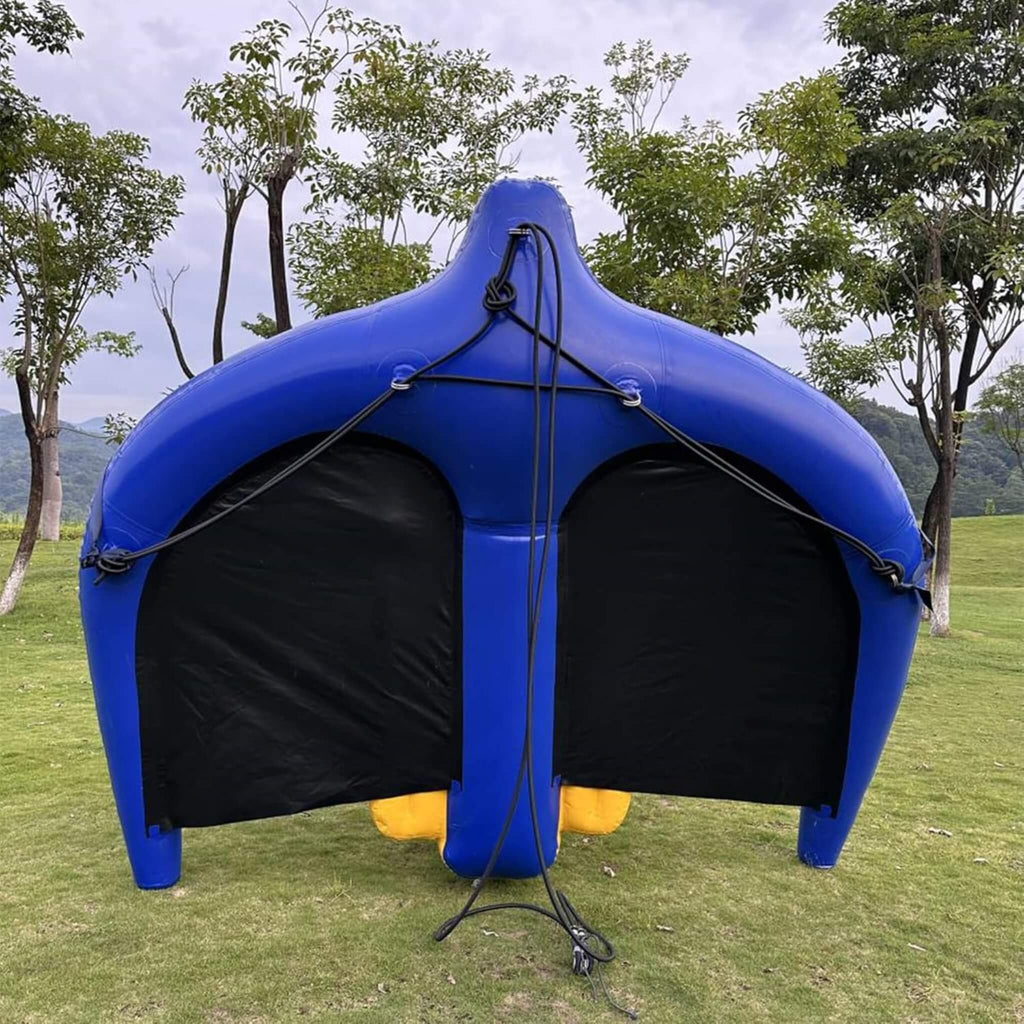 Towable Inflatable Flying Manta Ray Water Tube With Pump (SAK73280) - Saksby Wholesale - Bottom VIew