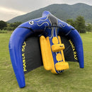 Towable Inflatable Flying Manta Ray Water Tube With Pump (SAK73280) - Saksby Wholesale - Side Top VIew