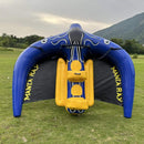 Towable Inflatable Flying Manta Ray Water Tube With Pump (SAK73280) - Saksby Wholesale - Top View