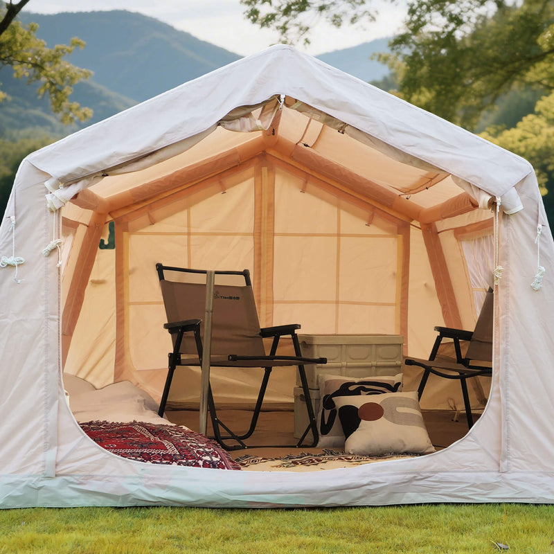 Trailora 4-Season Outdoor 4-6 People Inflatable Blow Up Camping Tent With Air Pump (SAK46821) - Saksby Wholesale -Inside View