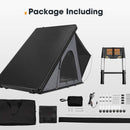 Trailora Premium Lightweight Hard Shell Rooftop Tent With LED Strip And Memory Foam (SAK51780) - Saksby Wholesale - Package Inclusions