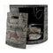 Transitional Concrete Outdoor 32 Inch Round Propane Fire Pit Table, Gray (SAK48268) - Saksby Wholesale - Focus Details