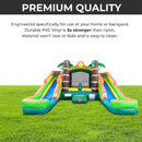 Tropical Bounce House Combo With Double Water Slides (SAK92508) - Saksby Wholesale - Material Quality Details