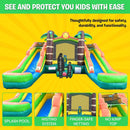 Tropical Bounce House Combo With Double Water Slides (SAK92508) - Saksby Wholesale - Protection Details