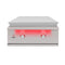 TrueFlame 30" Built-In Stainless Gas Griddle Grill (SAK85362) SAKSBY - With Lid View