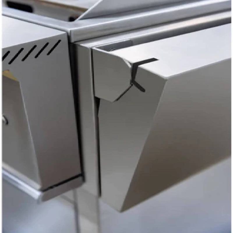 TrueFlame 30" Freestanding Gas Griddle Grill (SAK89234) SAKSBY - Shelves View