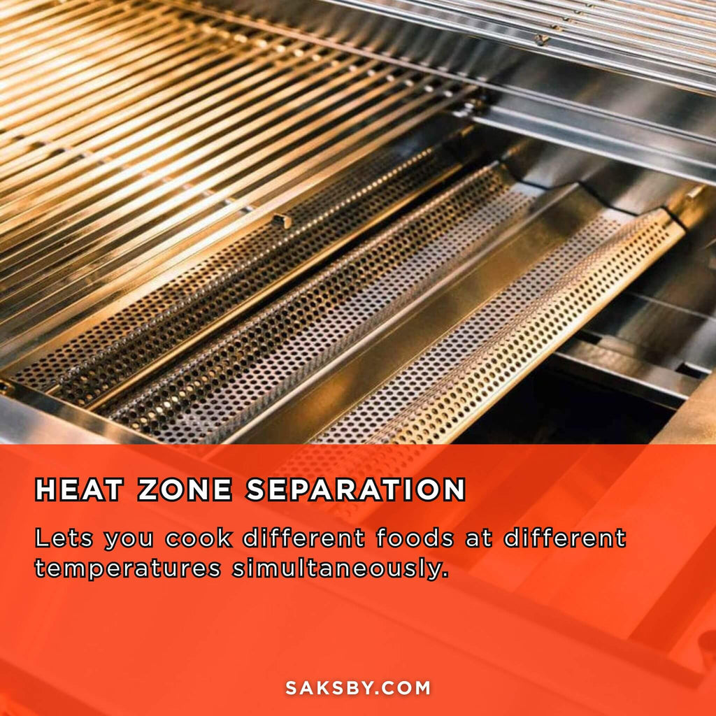 TrueFlame Luxury Built-In Gas Stainless Steel Grills [TF25/32/40] (SAK30587) - Saksby Wholesale - Heat Zone Feature
