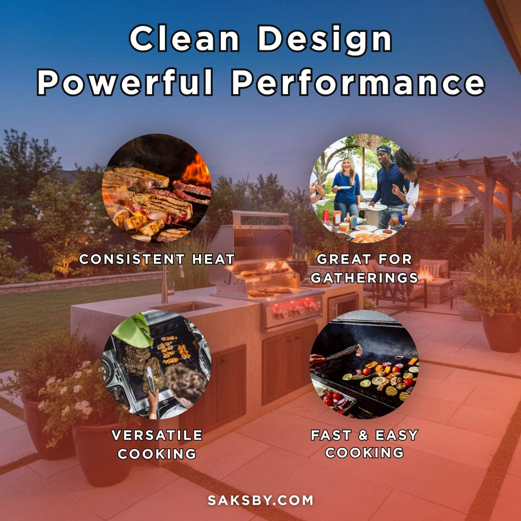 TrueFlame Luxury Built-In Gas Stainless Steel Grills [TF25/32/40] (SAK30587) - Saksby Wholesale - Outcomes