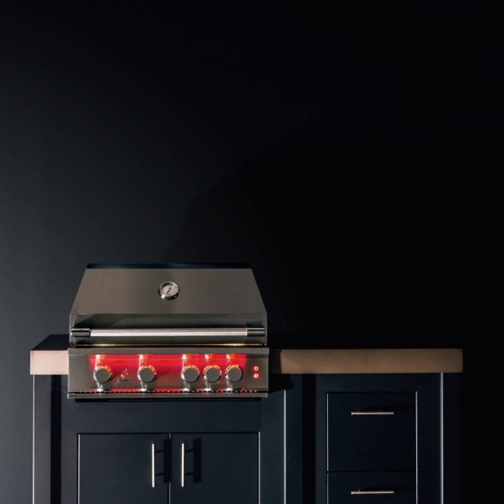 TRUEFLAME Built In Gas Stainless Steel Grill With 3 To 5  Built In Burners (SAK30587) SAKSBY - Kitchen Area View 