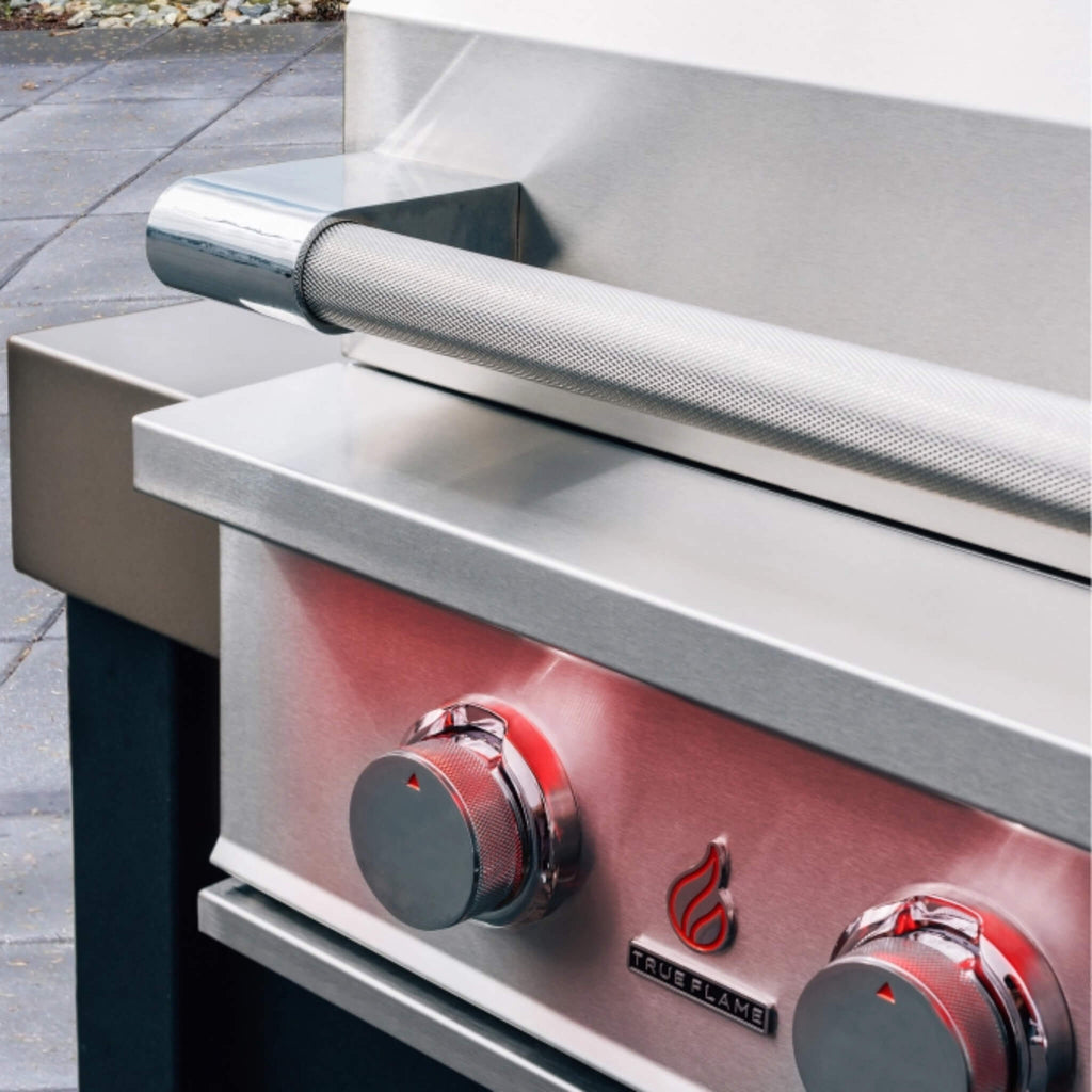 TRUEFLAME Built In Gas Stainless Steel Grill With 3 To 5  Built In Burners (SAK30587) SAKSBY -Knobs View 