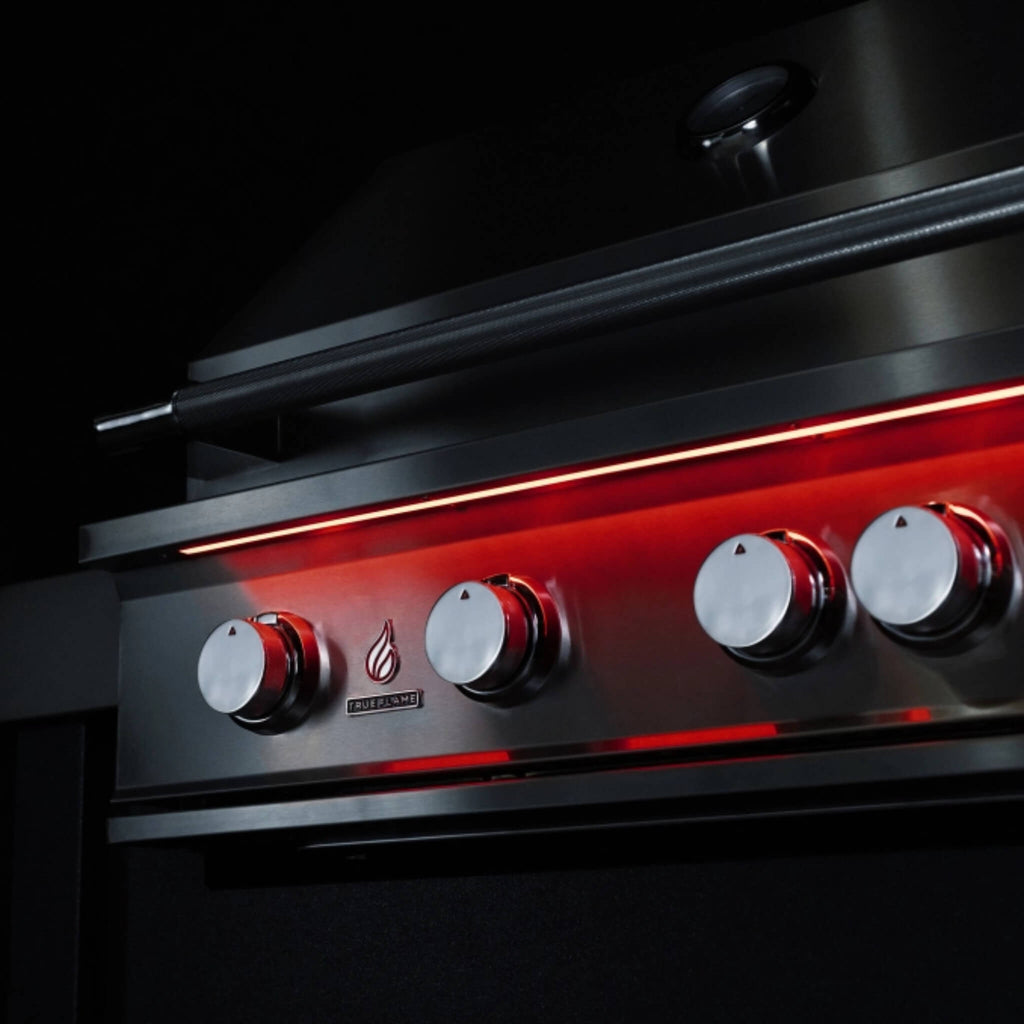 TRUEFLAME Built In Gas Stainless Steel Grill With 3 To 5  Built In Burners (SAK30587) SAKSBY - Control Knobs View 