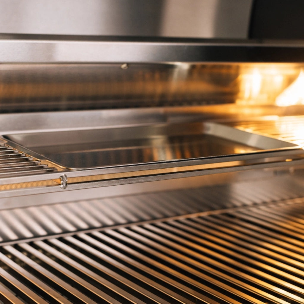 TRUEFLAME Built In Gas Stainless Steel Grill With 3 To 5  Built In Burners (SAK30587) SAKSBY - Grill inside View 