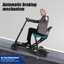 Ultra Lightweight 4-Wheel Folding Mobility Scooter With Remote For Adults And Elderly (SAK58976) - Saksby Wholesale - Automatic Braking Mechanism