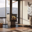 VENTIS Small Wood Direct Vent Wood Stove On Pedestal With Blower (SAK35042)