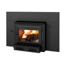 Ventis HEI240 Premium Black Extra Large Wood Fireplace Insert - Saksby Wholesale - Front Left View