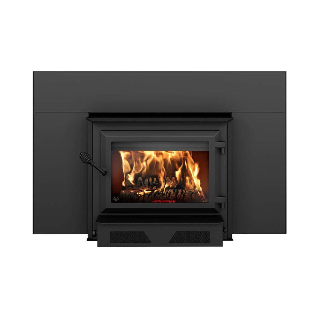 Ventis HEI240 Premium Black Extra Large Wood Fireplace Insert - Saksby Wholesale - Front View