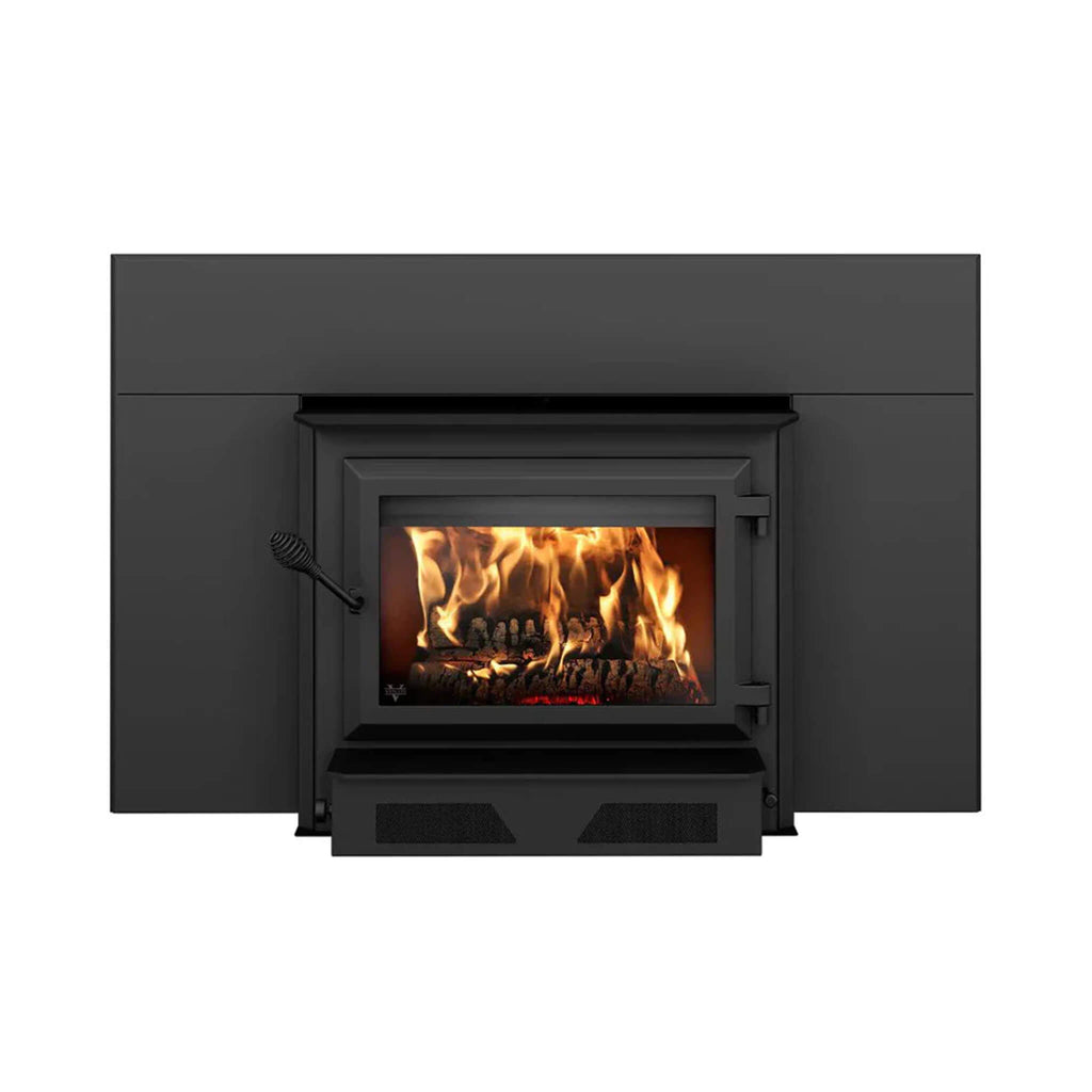 Ventis HEI350 Premium Black Extra Large Wood Fireplace Insert With Blower [VB00021] (SAK59346)