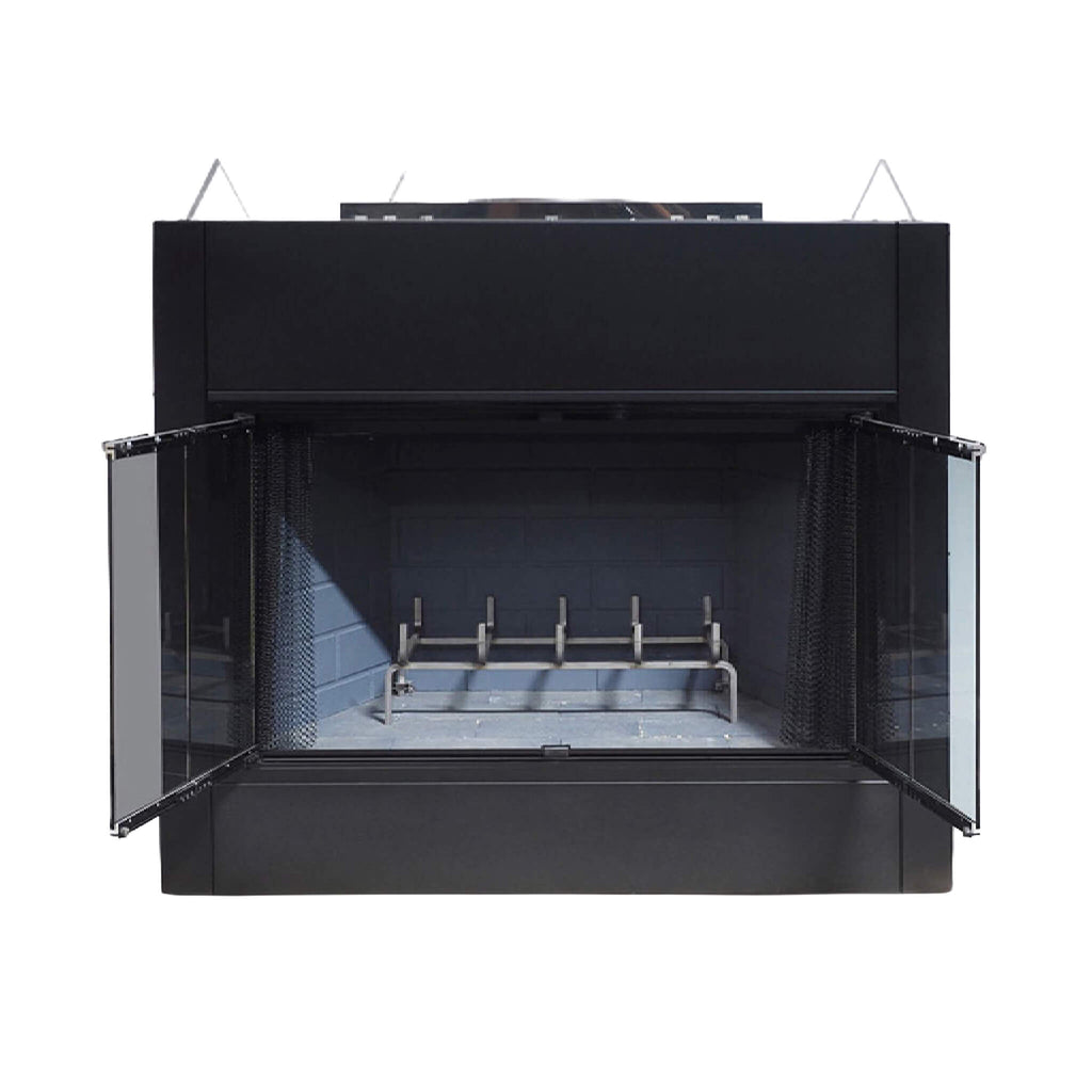 Ventis Wood Burning R&R Forever Stainless Steel Fireplace - Saksby Wholesale - Front View